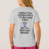 T-shirt TBA Hanukah Cellphone (Dos)