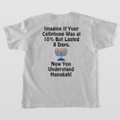 T-shirt TBA Hanukah Cellphone (Couchage Retour)