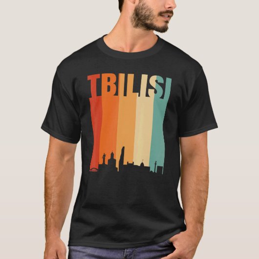 T-shirt Tbilissi Skyline (Devant)
