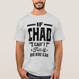 T-shirt Tchad Nom personnalisé Anniversaire Cadeau