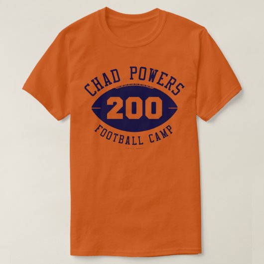 T-shirt Tchad Powers Camp 200 Bleu (Design devant)