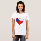 T-shirt Tchèque Amour (Devant entier)