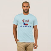 T-shirt Tchèque fier (Devant entier)
