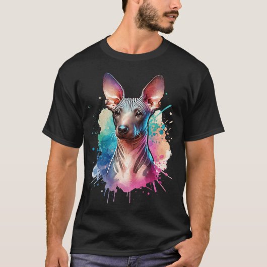 T-shirt Tchien Terrier Américain nu (Devant)