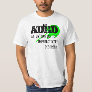 T-shirt TDAH, désordre d'hyperactivité de déficit