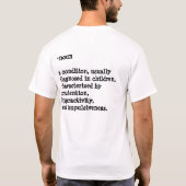 T-shirt TDAH, désordre d'hyperactivité de déficit (Dos)