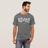 T-shirt TDAH - Pour ceux environ à Spaz (croquant) (Devant entier)