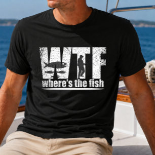 T-shirt TDM où est le poisson drôle pêche