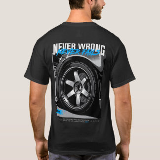 T-shirt TE37 - Illustration de la jante automobile sans e