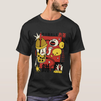 T-shirt  té de burbujas