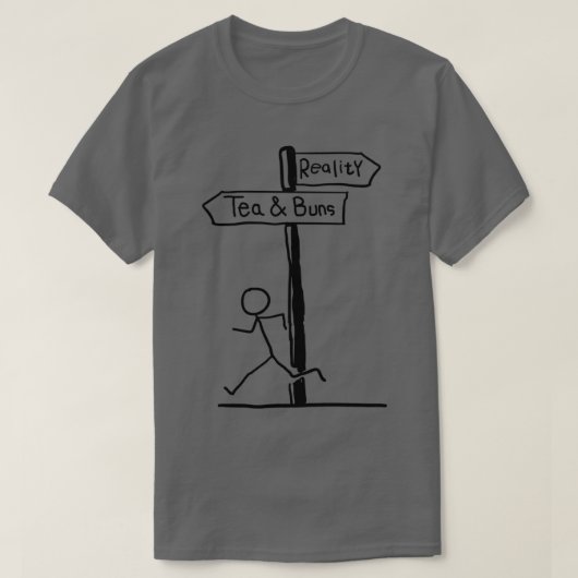 T-shirt Tea amp Buns Réalité (Design devant)