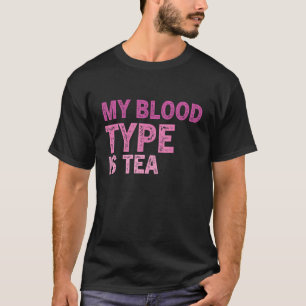 T-shirt Tea Citation Tea Addict Thé Cool C'Est Un Thé A 12