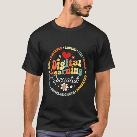 T-shirt Tea de support technique de Digital Learning Speci (Devant)