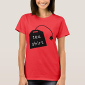 T-shirt Tea Lover Tea vert, Chai, Earl Grey (Devant)