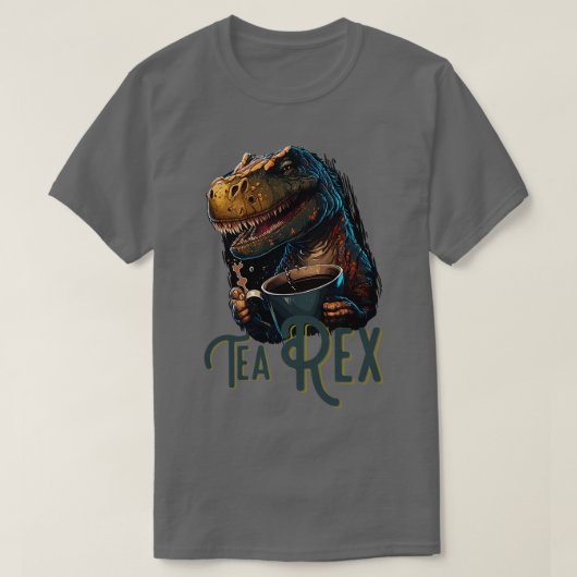 T-shirt Tea Rex Dinosaur (Design devant)