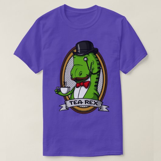 T-shirt Tea Rex Dinosaur (Design devant)