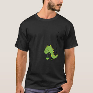 T-shirt Tea Rex Green rex Dinosaur