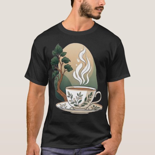 T-shirt Tea Time Botanical (Devant)