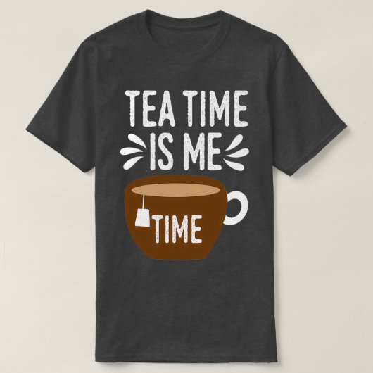T-shirt Tea Time cool est mon temps Tea Party Amateurs cad (Design devant)