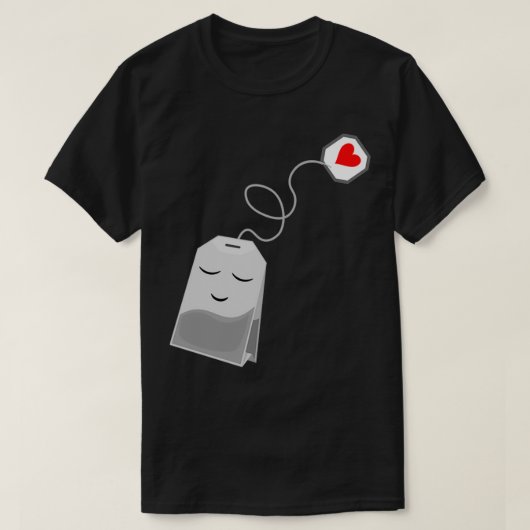 T-shirt Tea Time Funny Tea Cup (Design devant)