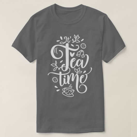 T-shirt Tea Time Funy Design (Design devant)