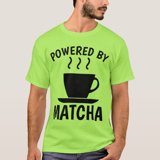 T-shirt TEA vert MATCHA (Devant)