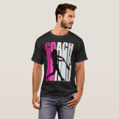 T-shirt Teach Female Baseballteacher Master Coach Softball (Devant entier)