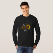 T-shirt Teach Inspire Love School Instructor Sunflower (Devant entier)