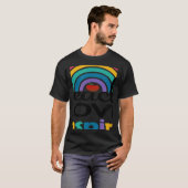 T-shirt Teach Love Inspire Rainbow Cute Teacher Back To Sc (Devant entier)