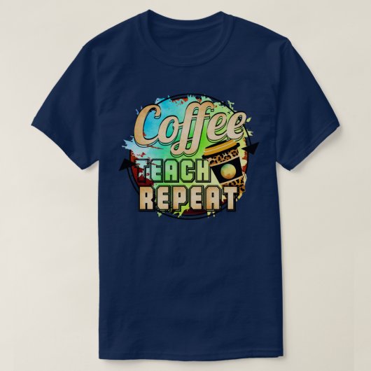 T-shirt Teach Teach Repeat1 (Design devant)
