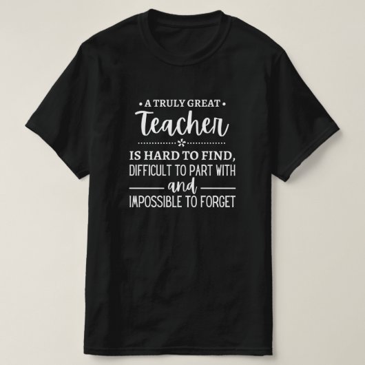 T-shirt Teacher (Design devant)