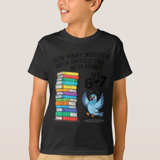 T-shirt Teacher 67 How Many Nights A Week Should You Be Re (Devant)