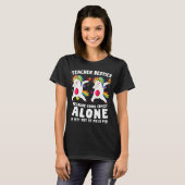 T-shirt Teacher Besties licorne (Devant entier)