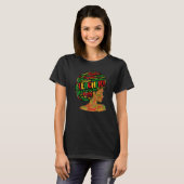 T-shirt Teacher Black History Queen Melanin Afro African P (Devant entier)