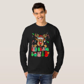 T-shirt Teacher Christmas Funny 2nd Grade Squad Reindeer G (Devant entier)