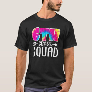 T-shirt Teacher De 6E Année Tie Dye Retour À L'École Ensei
