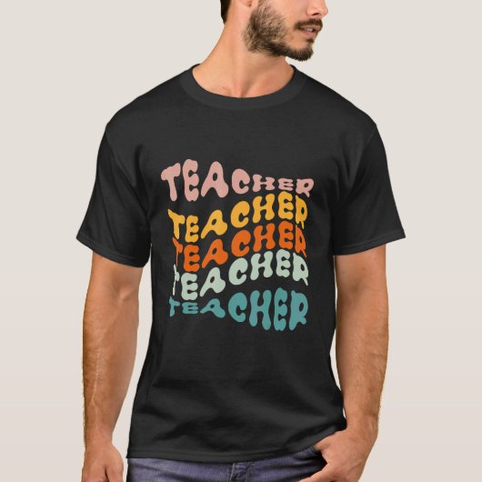 T-shirt Teacher du Colorful (Devant)