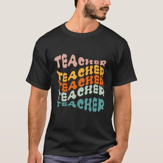 T-shirt Teacher du Colorful (Devant)