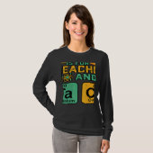T-shirt Teacher Is For Teacher Tacos Chemistry Science (Devant entier)