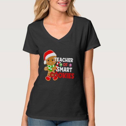 T-shirt Teacher of smart cookies 1 (Devant)
