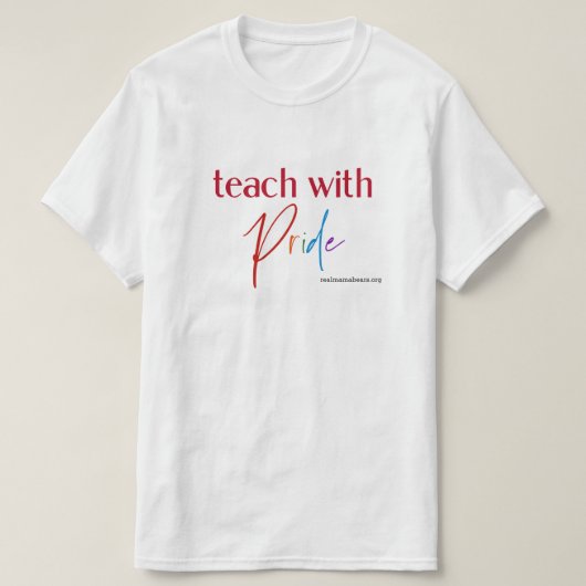 T-shirt Teacher Pride (Design devant)