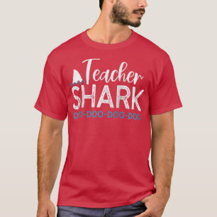 T-shirt Teacher Shark Do Do Your Work Funny Raglan Base