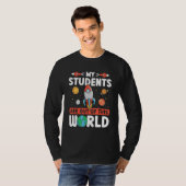 T-shirt Teacher Space  My Students Are Out Of This World (Devant entier)