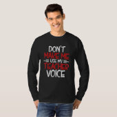 T-shirt Teacher voice Teacher school high school teaching  (Devant entier)