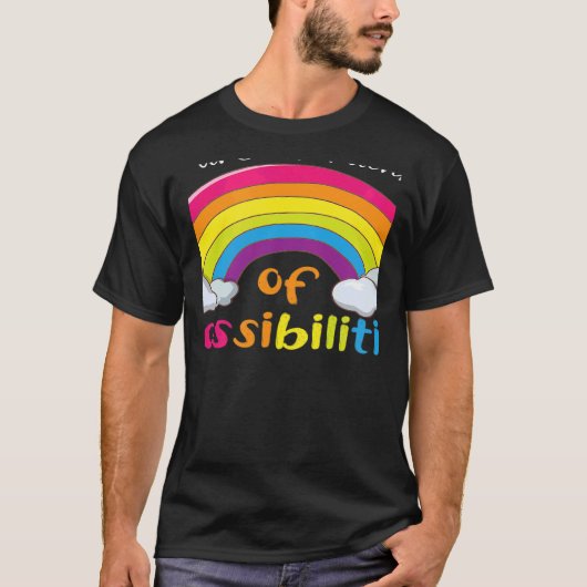 T-shirt Teacher You are a rainbow of possibilities 1 (Devant)