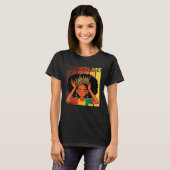T-shirt Teachers Aide Afro African American Black History  (Devant entier)