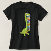 T-shirt Teachersaurus Dinosaur Professeur Shirt Dino Lectu (Design devant)