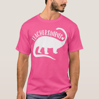 T-shirt Teachersaurus Funny Chemise Enseignant Dinosaur Ap