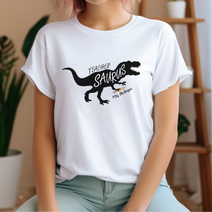 T-shirt Teachersaurus Nom de professeur drôle de dinosaure
