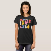 T-shirt Teaching Future Artists Groovy Retro Back To Schoo (Devant entier)